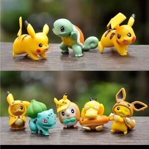 Pokemon Mini Figure Lot - Pikachu, Squirtle, Bulbasaur & More